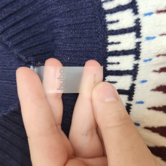 LONG Islandic style knit sweater - Picture 4 of 5